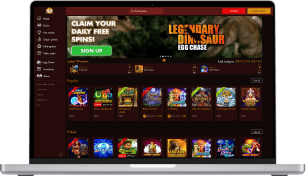 Thebes casino online feature